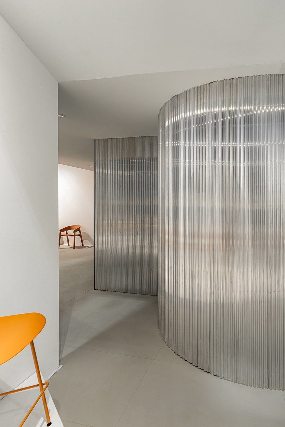 ciff 2024 guangzhou sanlang furniture booth by mutual architecture