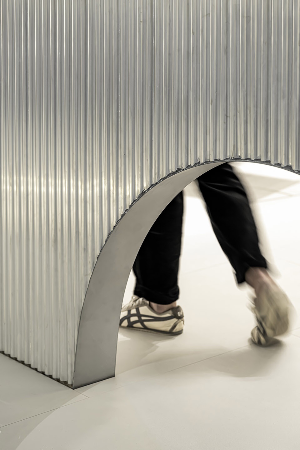 ciff 2024 guangzhou sanlang furniture booth by mutual architecture
