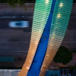 Jianshe Avenue Pedestrian Bridge, Dali Town, Nanhai District, Foshan by Atelier cnS