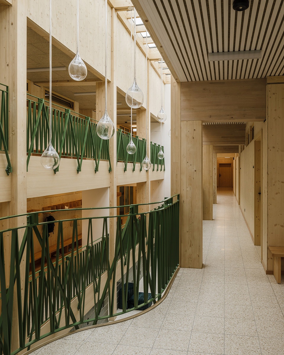 transformation of school davos by cura architekten