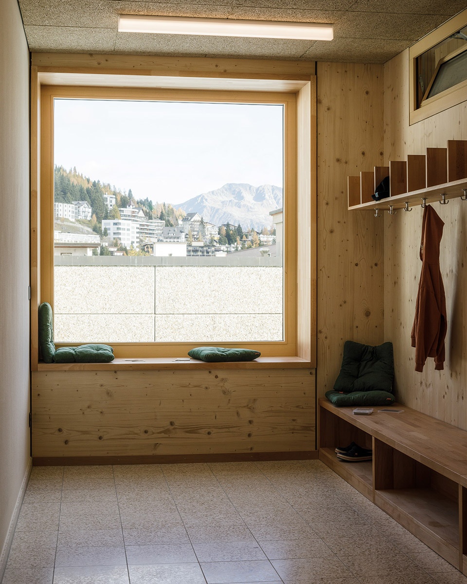 transformation of school davos by cura architekten