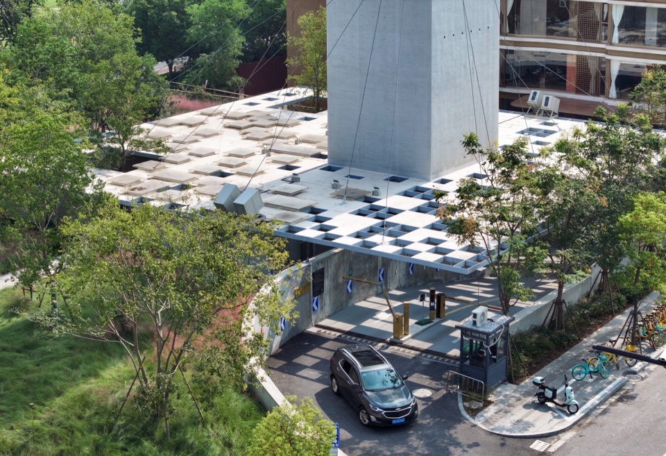 Wind Tower Garden Restroom in Yangpu Riverside Public Space Shanghai by Original Design Studio