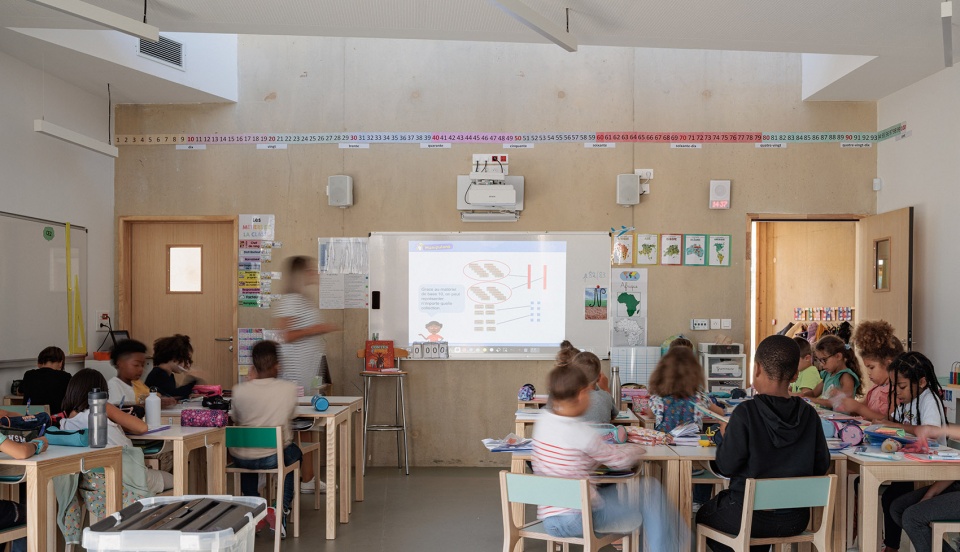 claudine hermann school by sam architecture