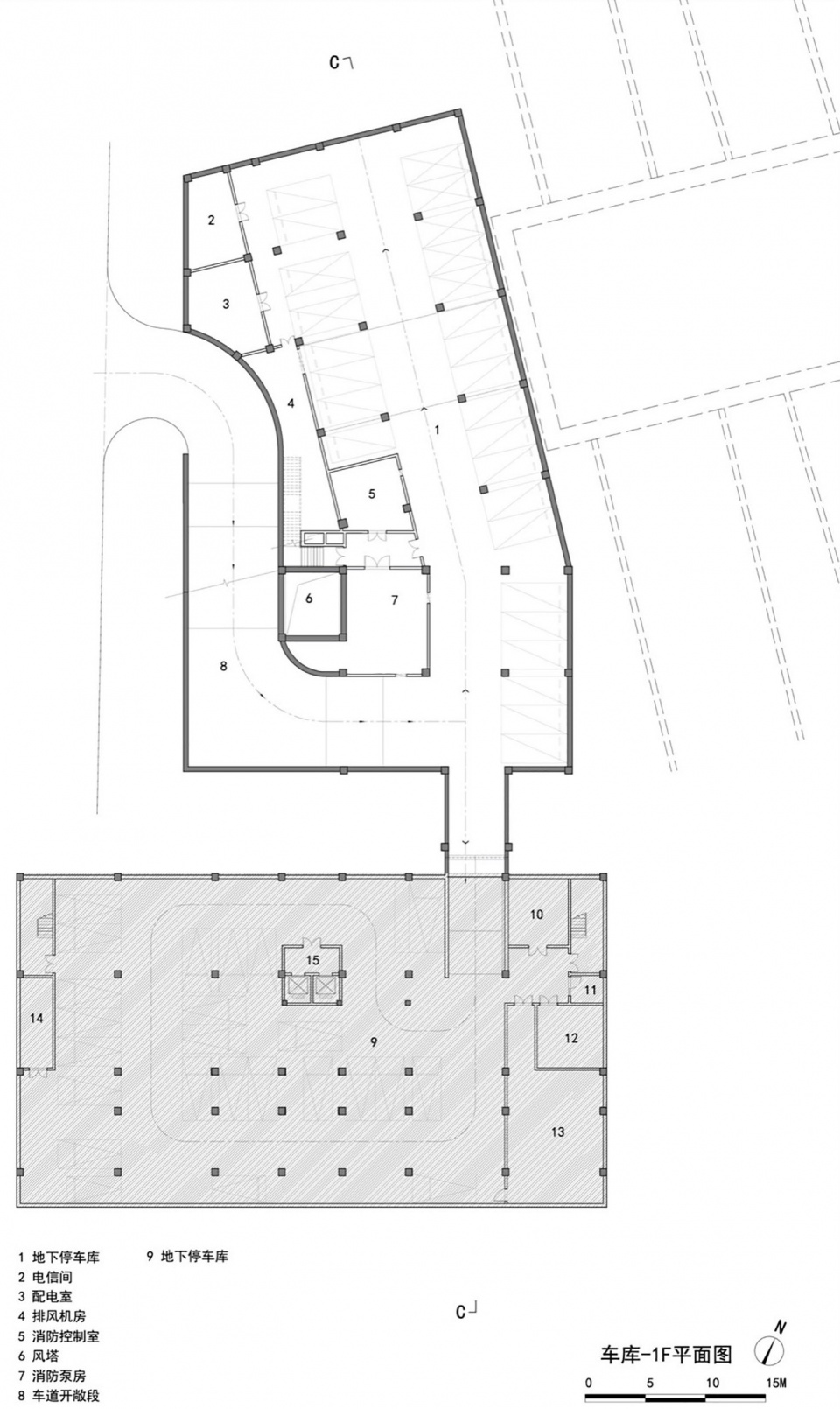 Wind Tower Garden Restroom in Yangpu Riverside Public Space Shanghai by Original Design Studio 4o1