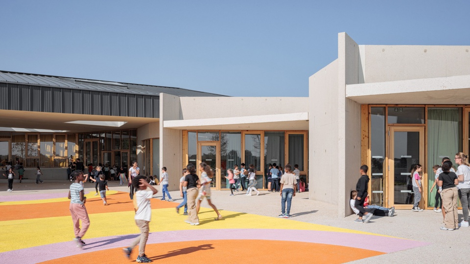 claudine hermann school by sam architecture