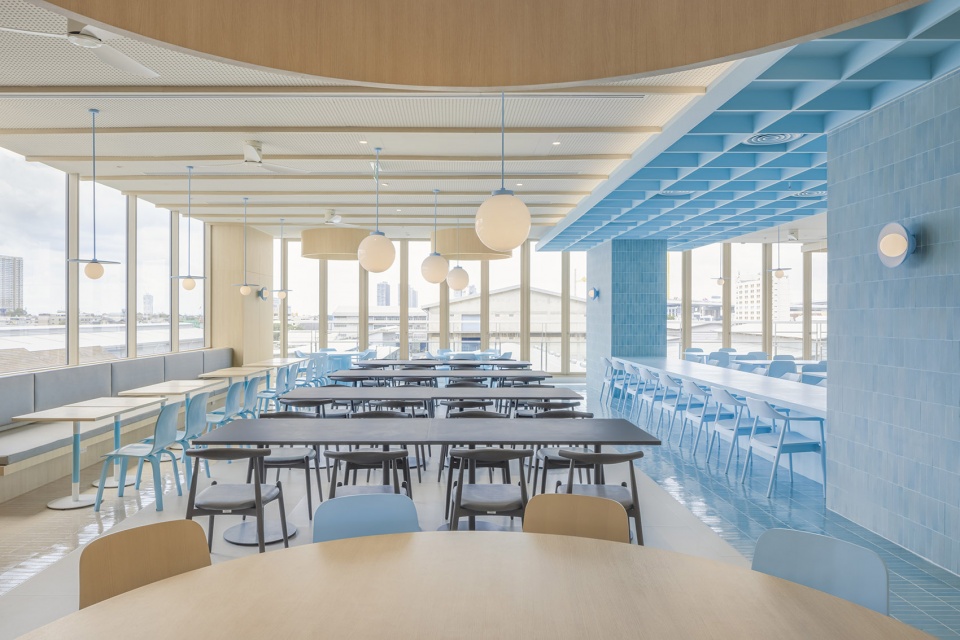 kings college international school bangkok the refectory sixth form center library by onion