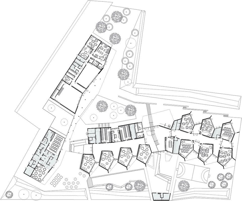 claudine hermann school by sam architecture
