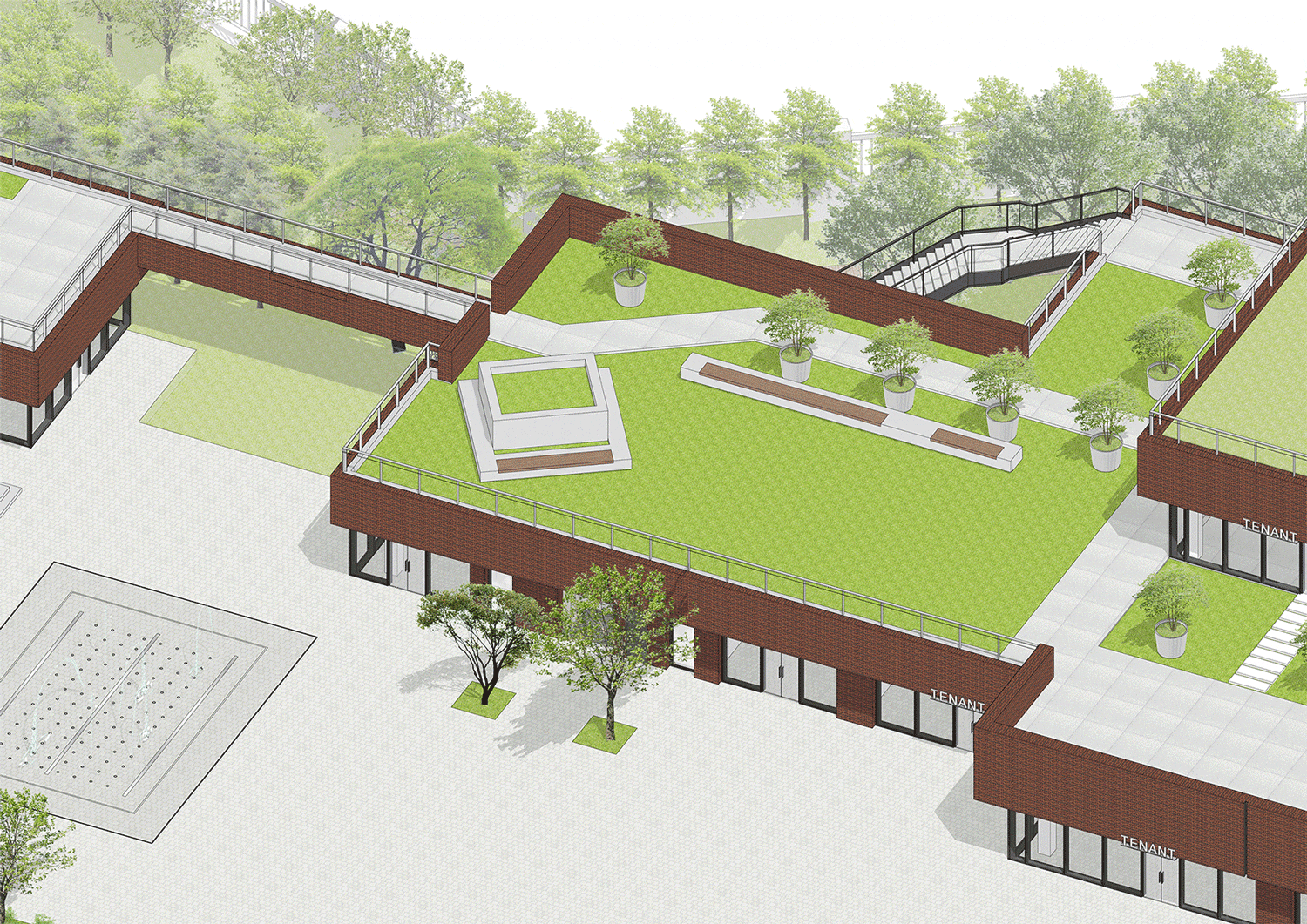 蛋壳露台beforeafter 观演山坡蛋壳露台绿洲 Eggshell Terrace Before After Auditorium Hillside Eggshell Oasis