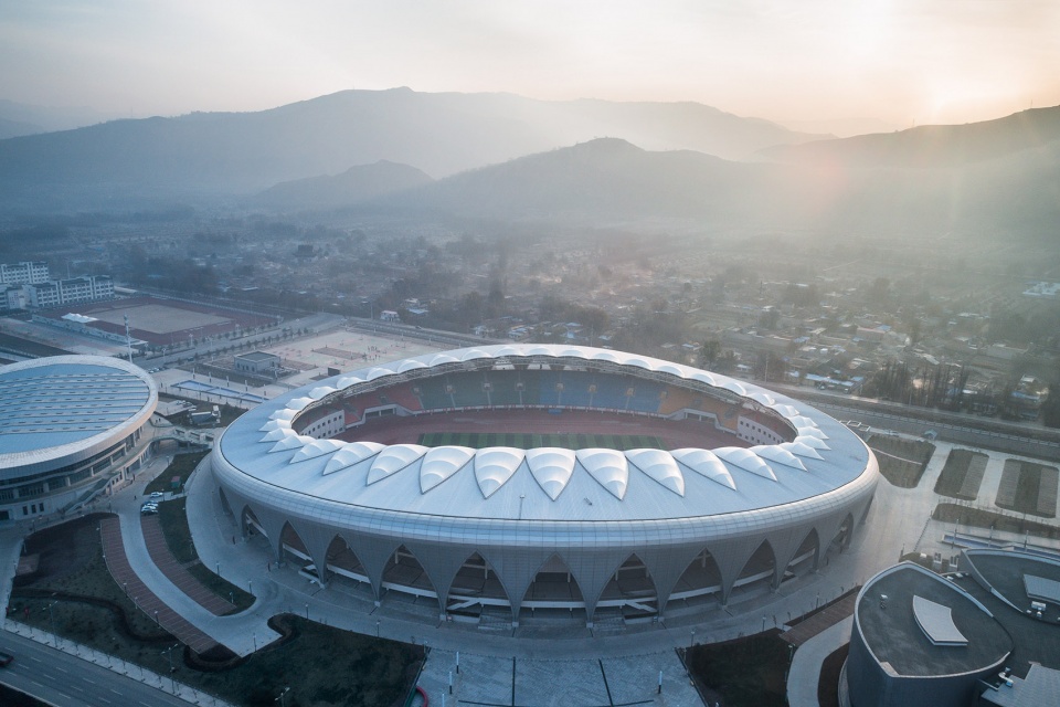 linxia olympic sports center stadium dutstudio