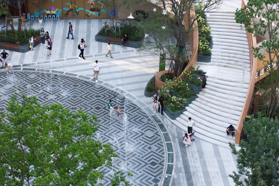 Midtown Forest Shanghai Xuhui Vanke Plaza Landscape Practice by THLA