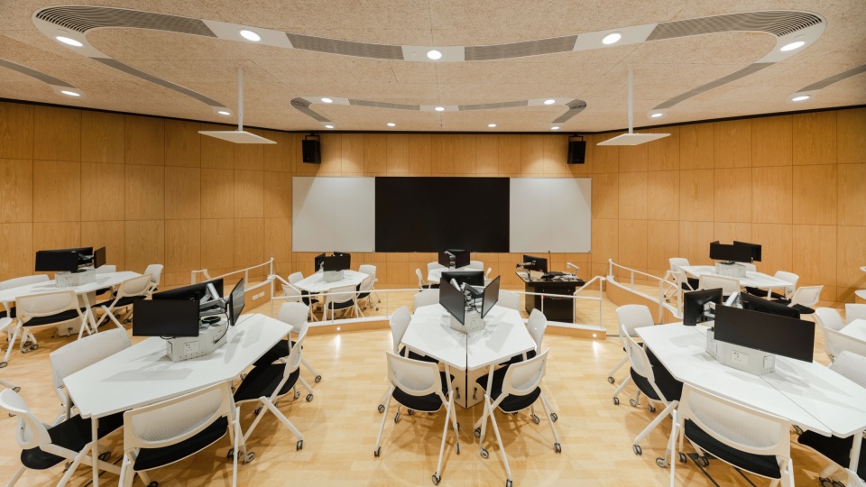 Lecture Theatre B1 lingnan university flipped lecture theatres