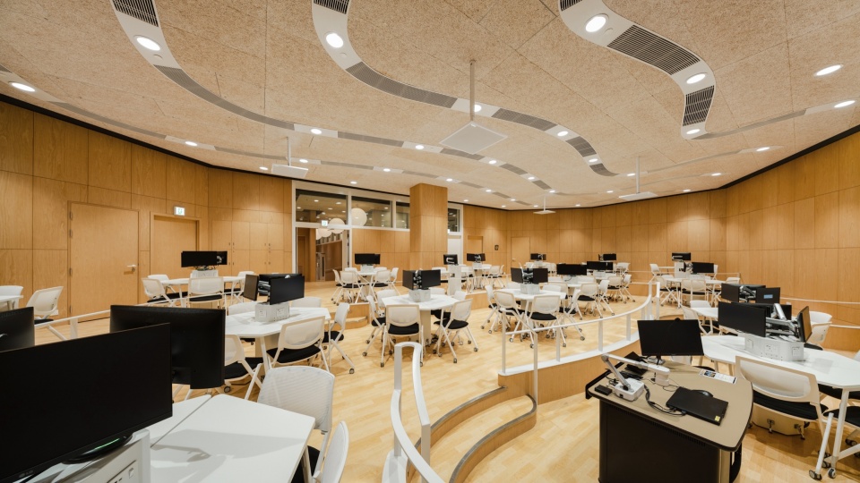 Lecture Theatre B3 lingnan university flipped lecture theatres