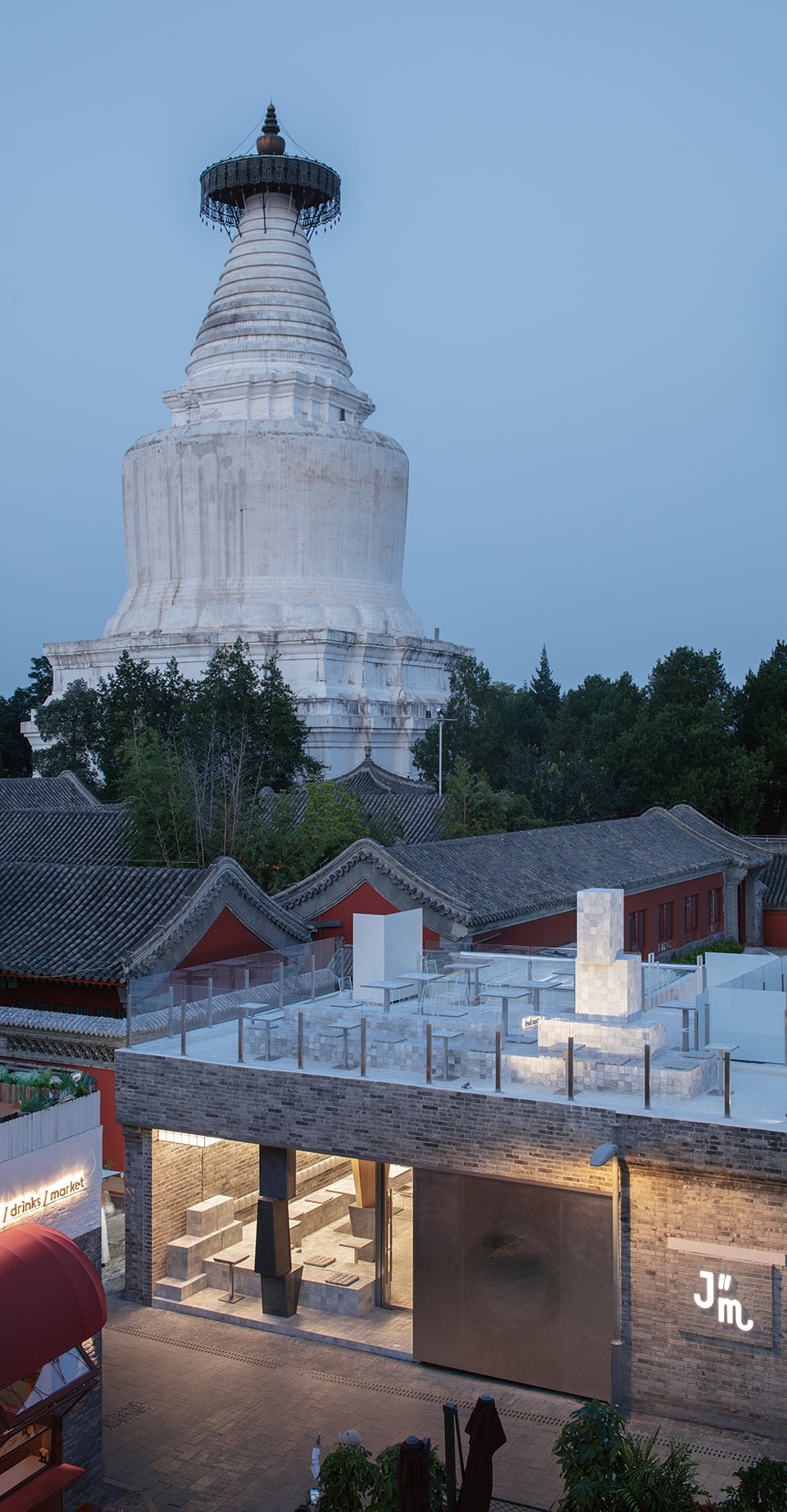 jm cafe white pagoda temple in beijing by b l u e
