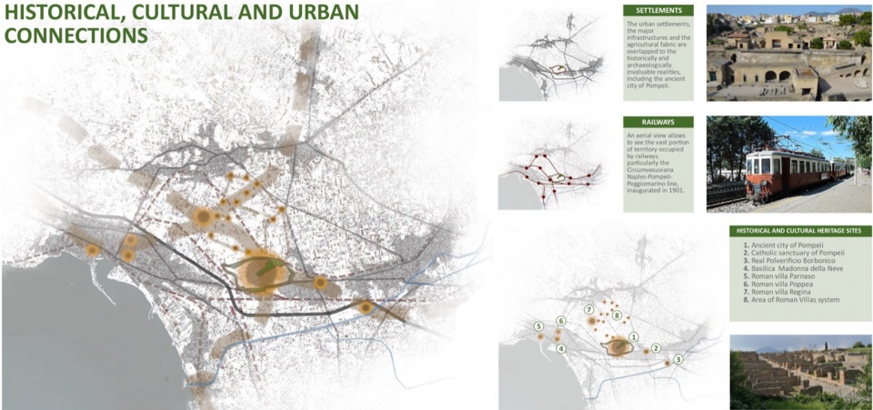 2024 ASLA ANALYSIS AND PLANNING AWARD OF EXCELLENCE A Green Ring for the ancient city of Pompeii by Studio Bellesi Giuntoli oed