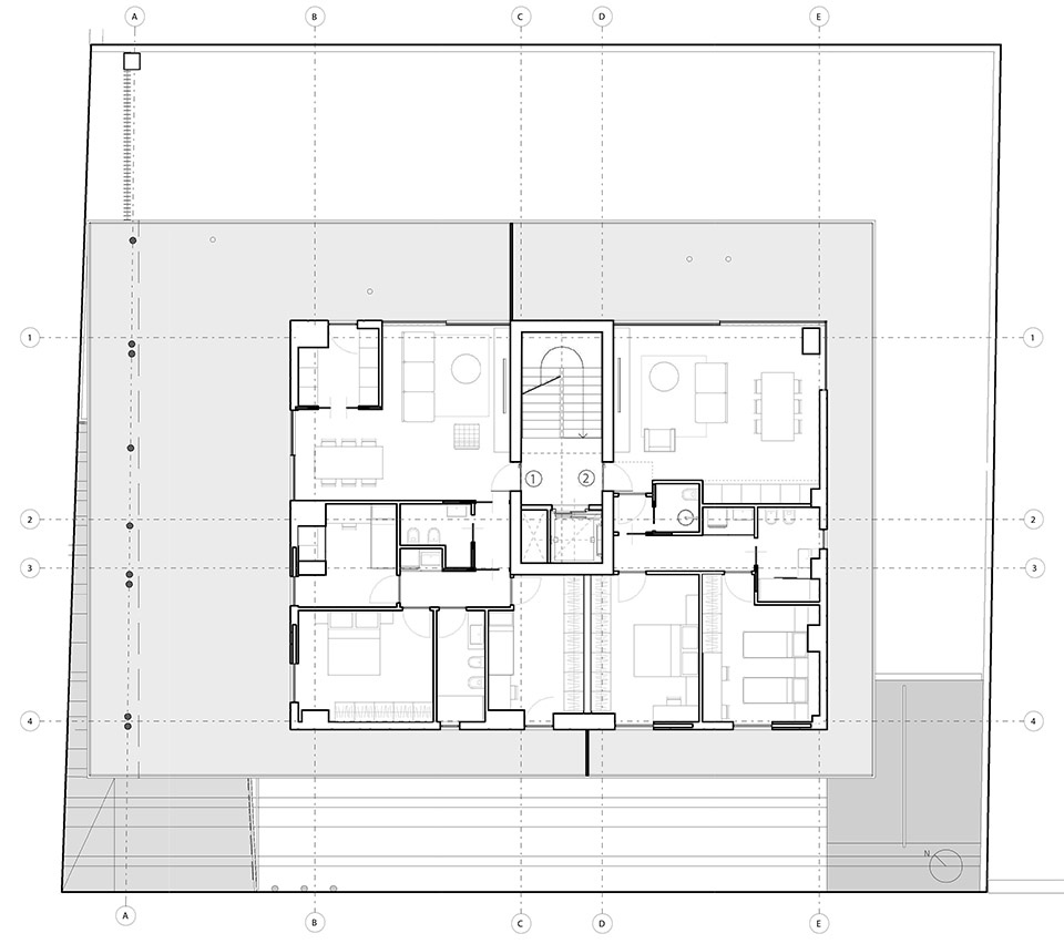 de amicis 154 by giovanni vaccarini architetti