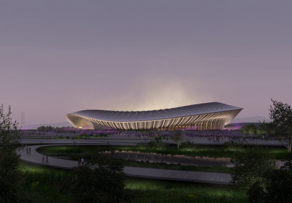 Greater Bay Area Sports Centre nears completion by Zaha Hadid Architects