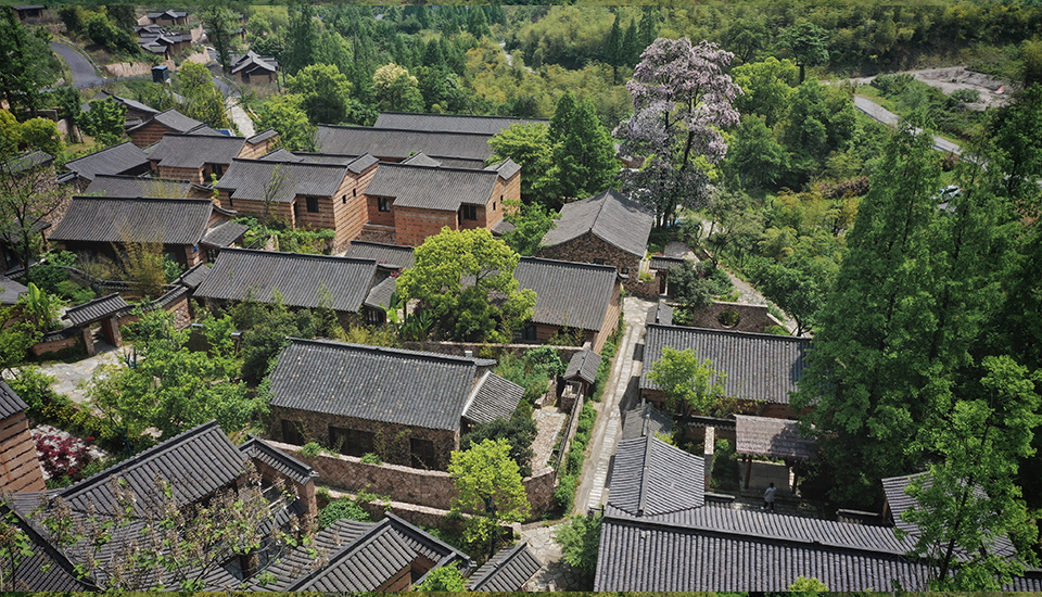 湖州十里芳菲香积岭村酒店（古村改造） 建成1
