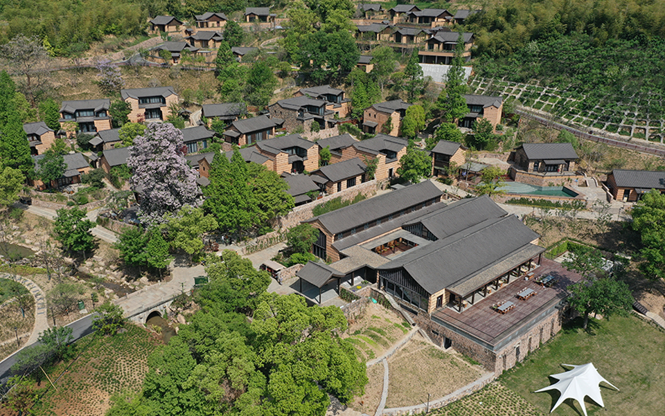 湖州十里芳菲香积岭村酒店（古村改造） 建成2