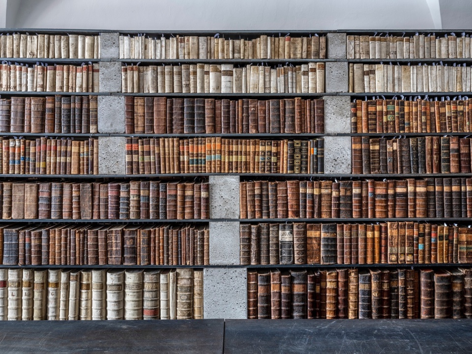 Library in the monastery zeliv by sepka architekti
