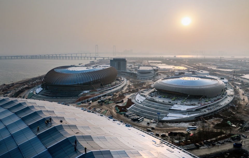 Greater Bay Area Sports Centre nears completion by Zaha Hadid Architects