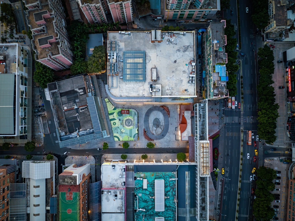 the hills at zhongdamen complex guangzhou by atelier cns