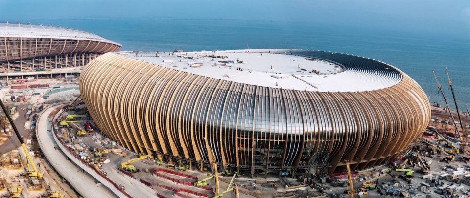 Greater Bay Area Sports Centre nears completion by Zaha Hadid Architects