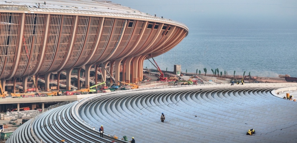 Greater Bay Area Sports Centre nears completion by Zaha Hadid Architects