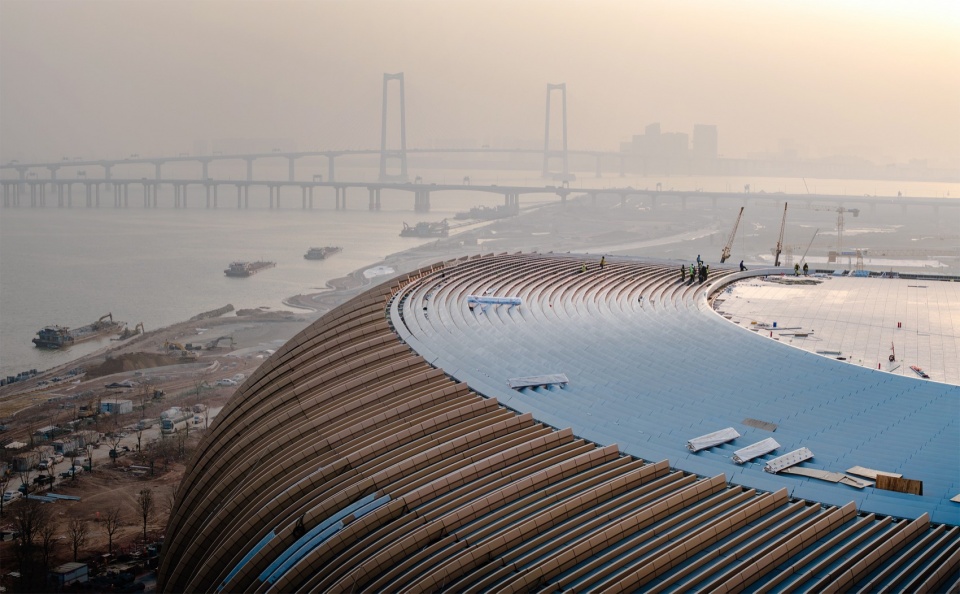 Greater Bay Area Sports Centre nears completion by Zaha Hadid Architects