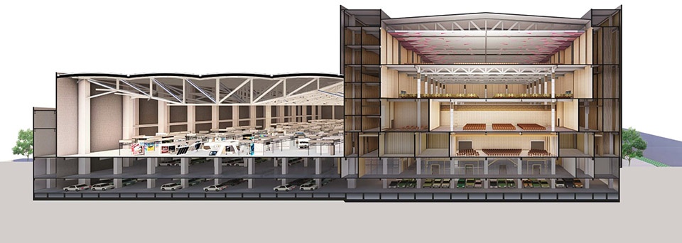 the taoyuan convention and exhibition center by jjp