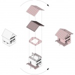 House with a flying roof by Lorenz Bachmann Architect