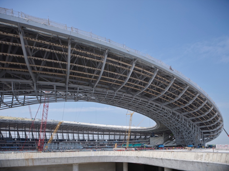 Greater Bay Area Sports Centre nears completion by Zaha Hadid Architects