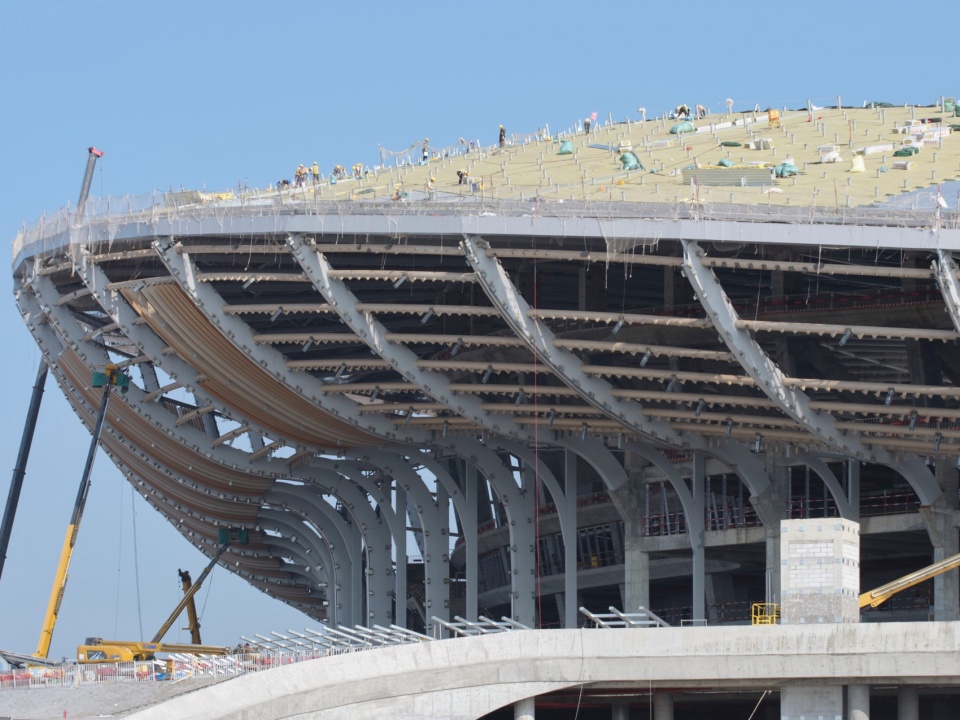 Greater Bay Area Sports Centre nears completion by Zaha Hadid Architects