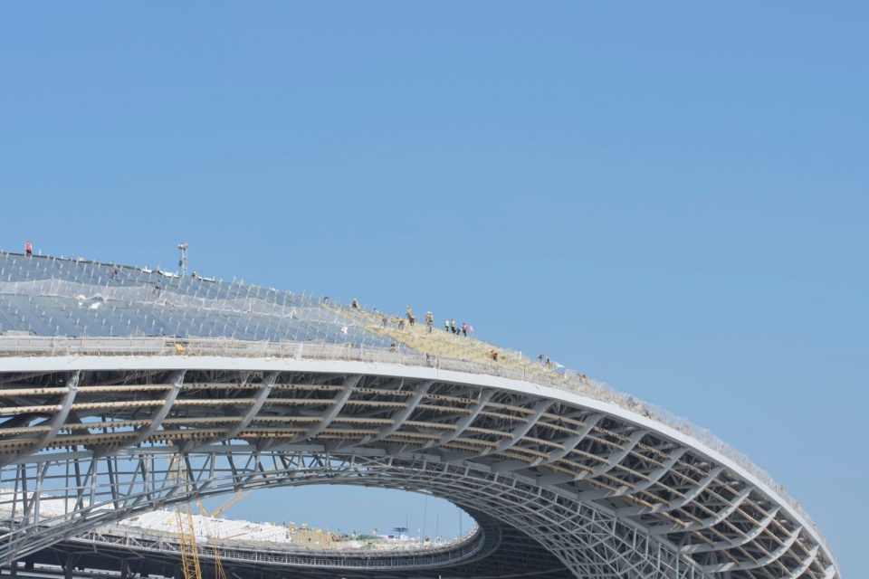 Greater Bay Area Sports Centre nears completion by Zaha Hadid Architects