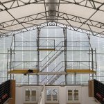 House with a flying roof by Lorenz Bachmann Architect
