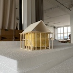 House with a flying roof by Lorenz Bachmann Architect