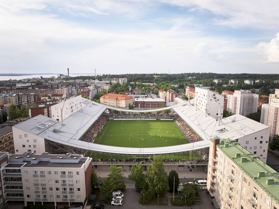 tammela stadium by jkmm architects