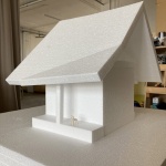 House with a flying roof by Lorenz Bachmann Architect