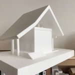 House with a flying roof by Lorenz Bachmann Architect