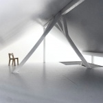 House with a flying roof by Lorenz Bachmann Architect