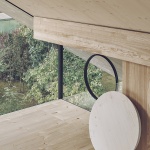 House with a flying roof by Lorenz Bachmann Architect