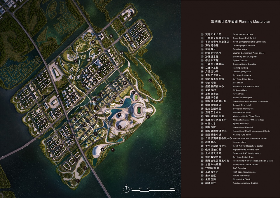 ZHA The Greater Bay Area Sports Center Site Plan 2 拷贝 z9a