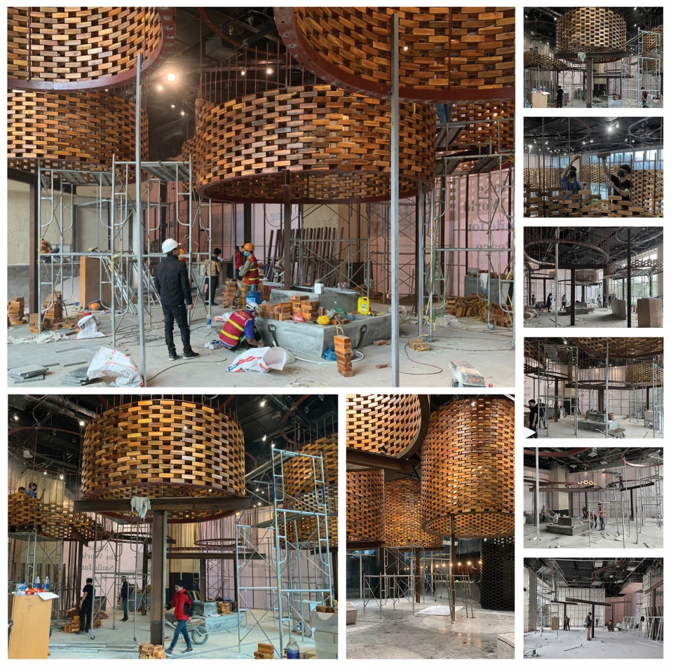 Construction pizza 4ps restaurant