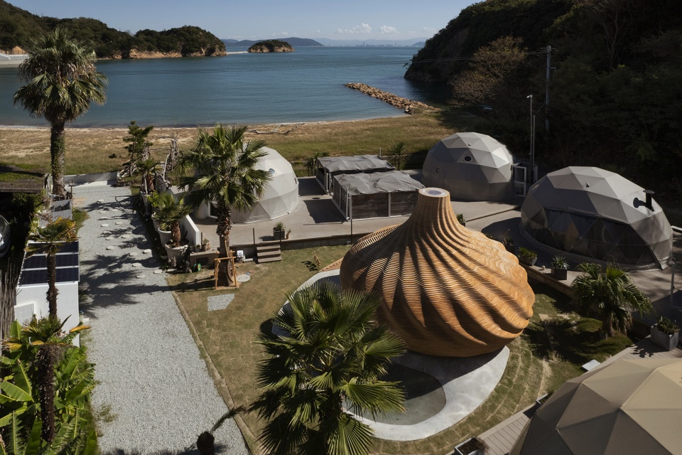 Sana Mane Sauna Sazae by Kengo Kuma and Associates