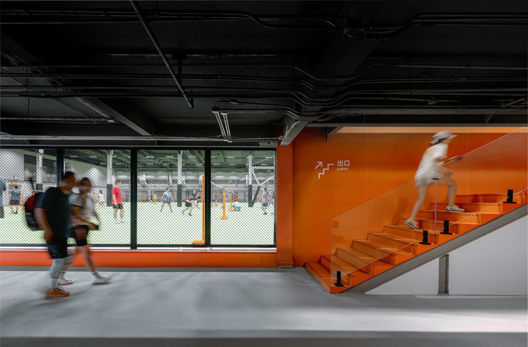 Sports socialization center on Furniture City HYPER OXGEN by officePROJECT