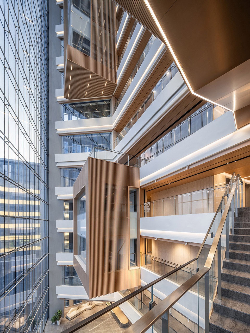 cofco qianhai innovation center headquarters complex by goettsch partners