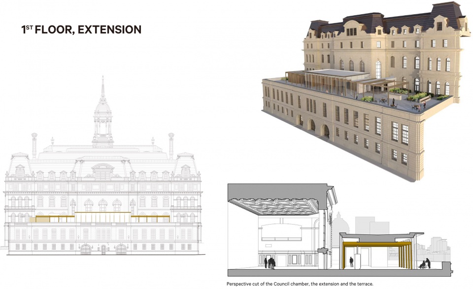 the montreal city hall by beaupre michaud et associes architectes mu architecture