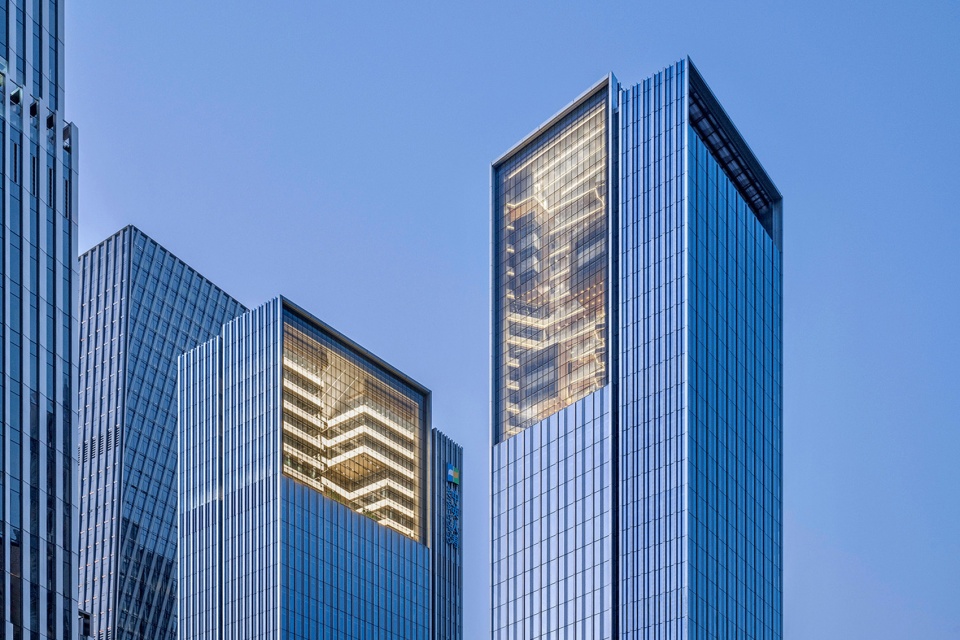 cofco qianhai innovation center headquarters complex by goettsch partners
