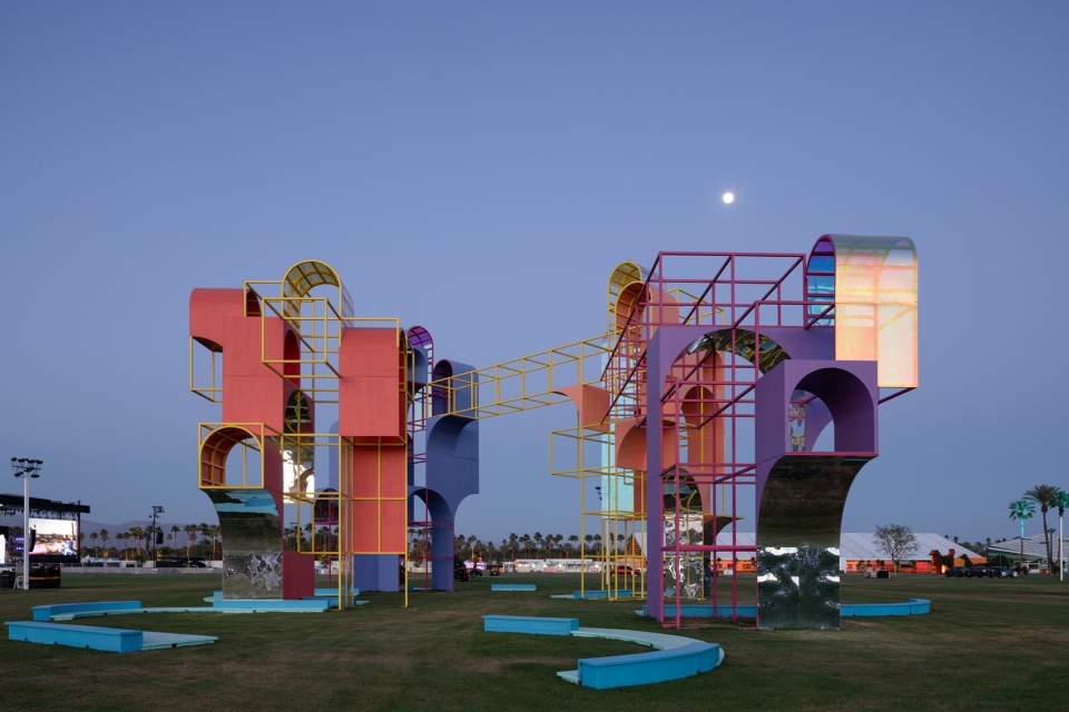 coachella 2022 art installation the playground by architensions