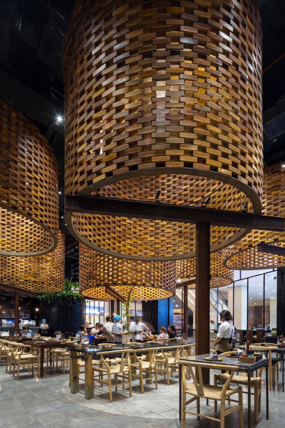 pizza 4ps restaurant landmark 72 by oddo architects