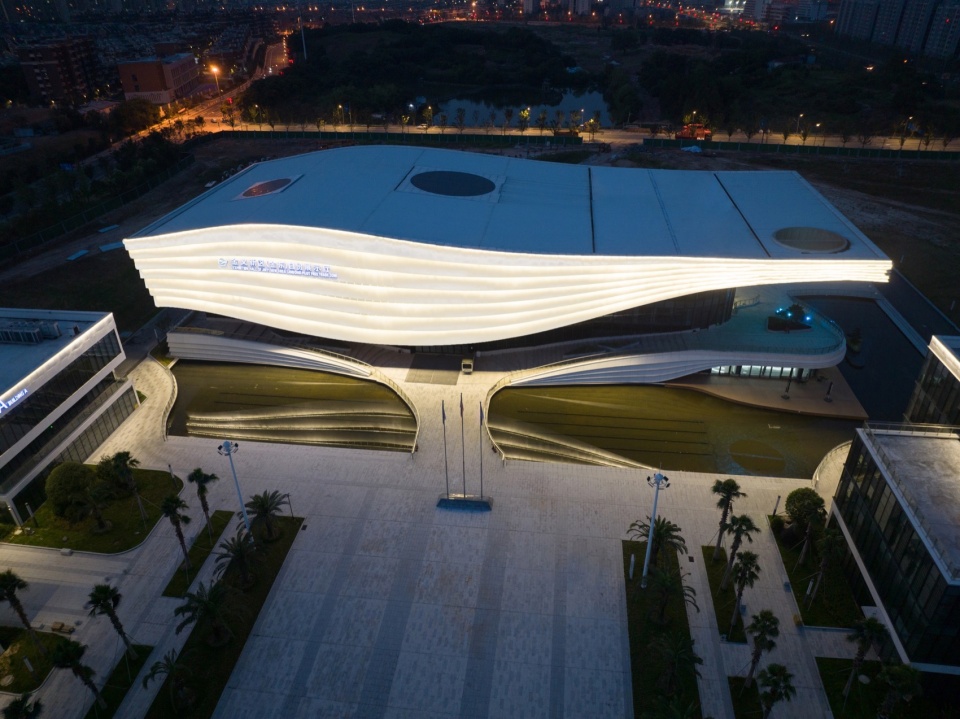 The Temporary Exhibition Hall of Jinyi Free Trade Zone by China United Engineering Corporation Limited